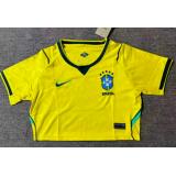 Brasil 1a Equipación 2026 - Cropped MUJER